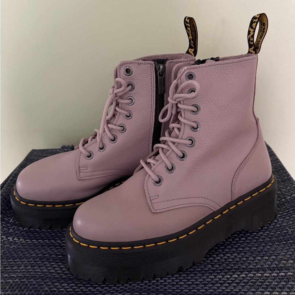 Dr. Martens Jadon III Boots, Taupe, 8